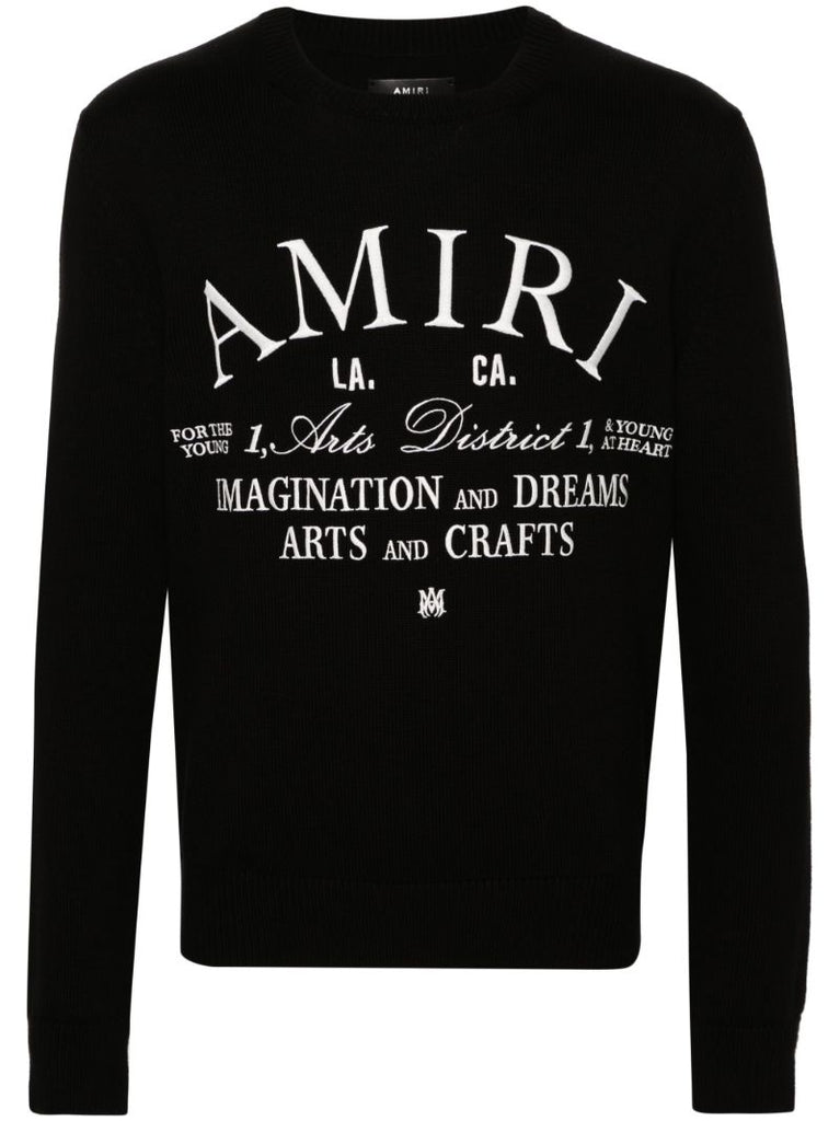 Black Arts District Cotton Sweatshirt