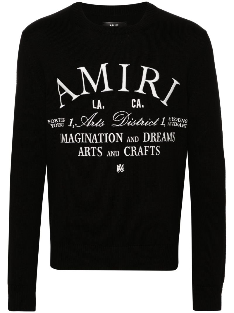 Black Arts District Cotton Sweatshirt