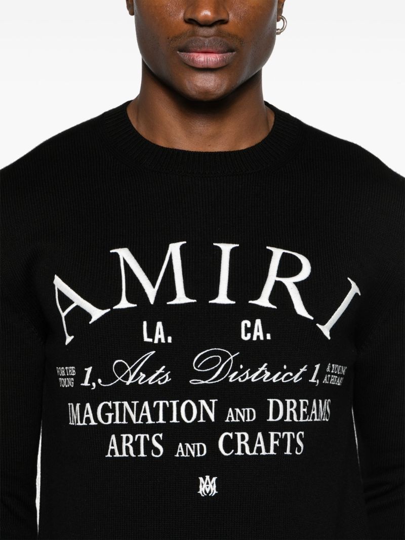 Black Arts District Cotton Sweatshirt