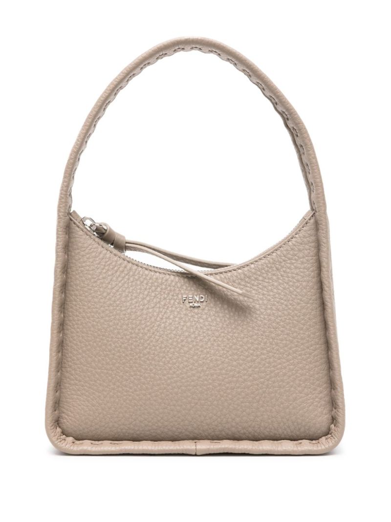Brown Fendessence Leather Mini Bag