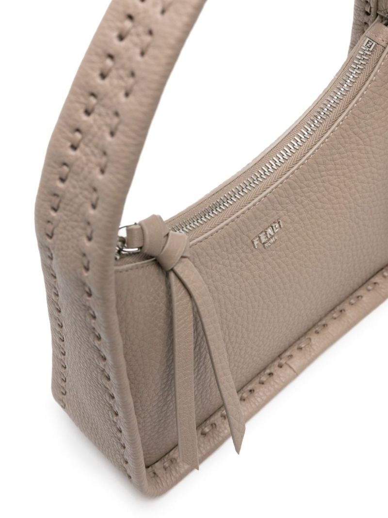 Brown Fendessence Leather Mini Bag
