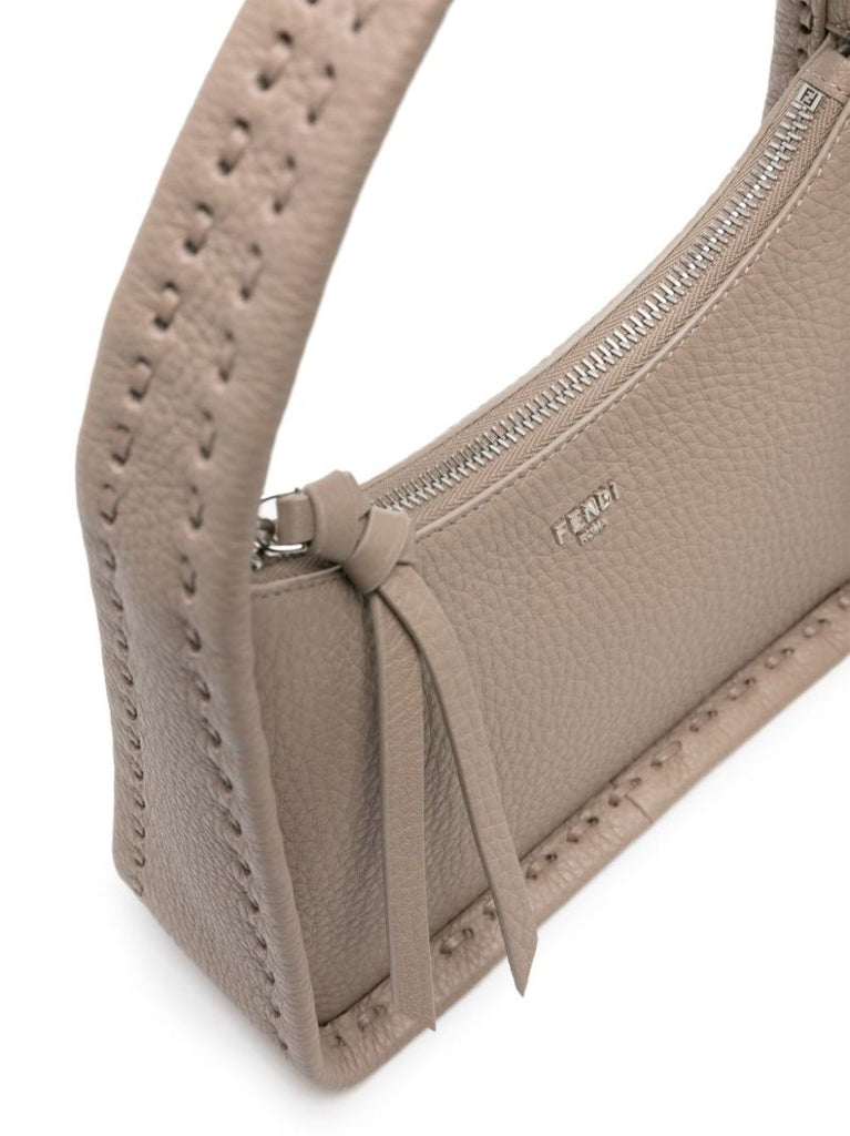 Brown Fendessence Leather Mini Bag