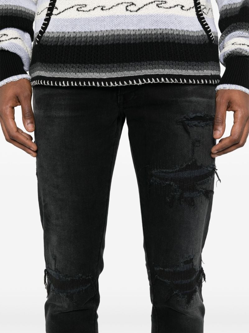 Black Ripped Skinny Jeans