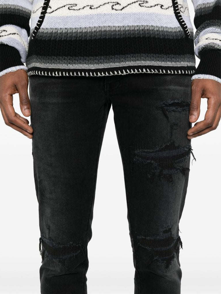 Black Ripped Skinny Jeans