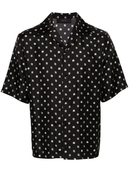 Black Ma Paisley Silk Shirt
