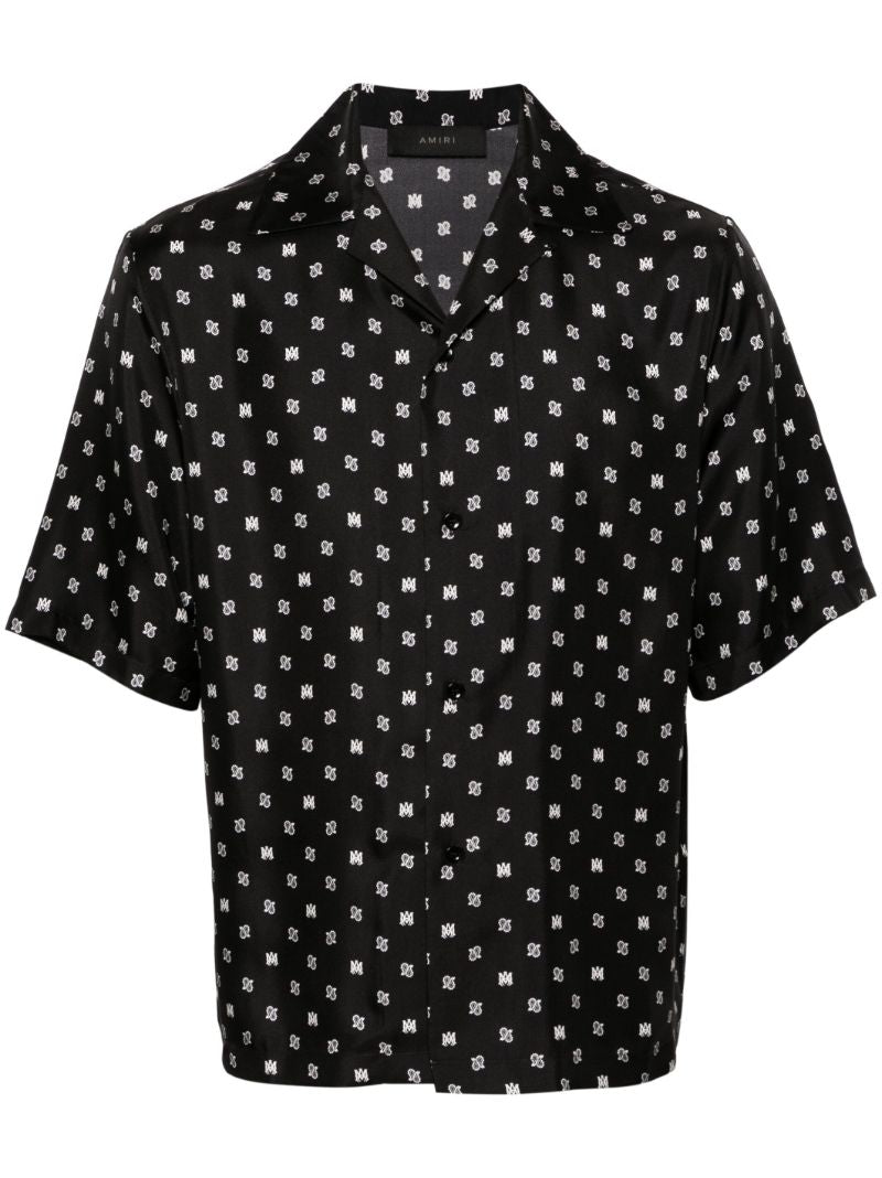 Black Ma Paisley Silk Shirt