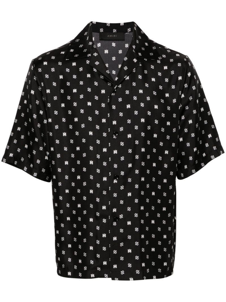 Black Ma Paisley Silk Shirt