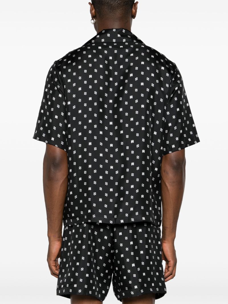 Black Ma Paisley Silk Shirt