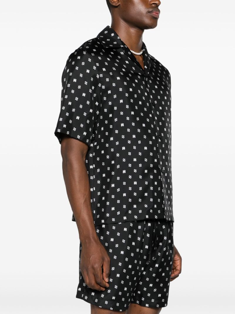 Black Ma Paisley Silk Shirt