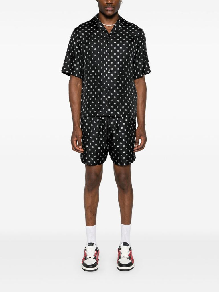 Black Ma Paisley Silk Shirt