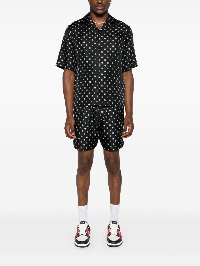 Black Ma Paisley Silk Shirt
