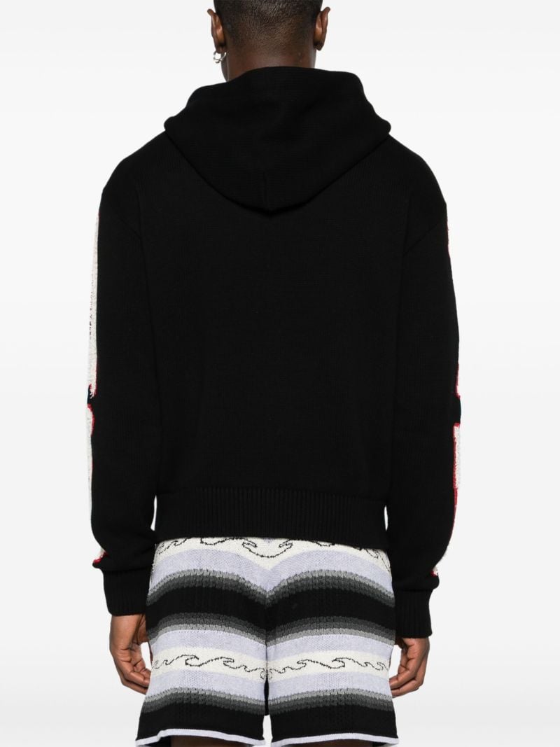 Black Bones Cotton Hoodie