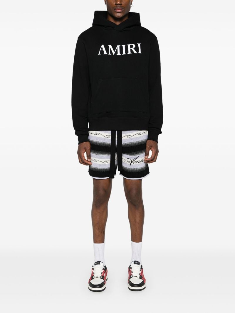 Black Logo-print Cotton Hoodie