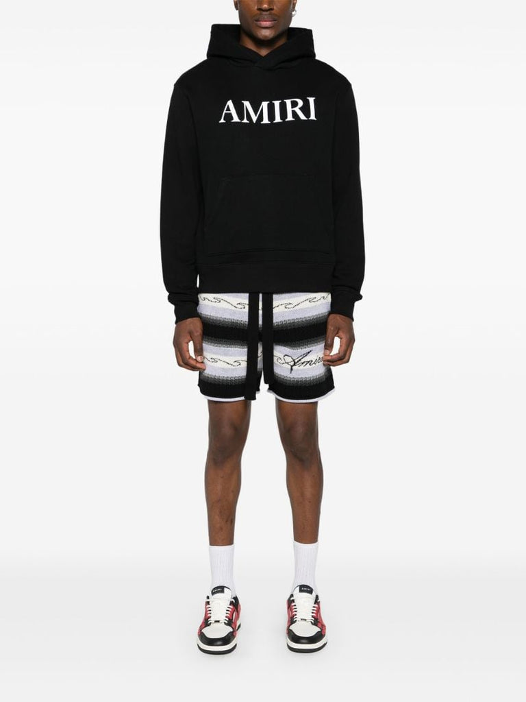 Black Logo-print Cotton Hoodie