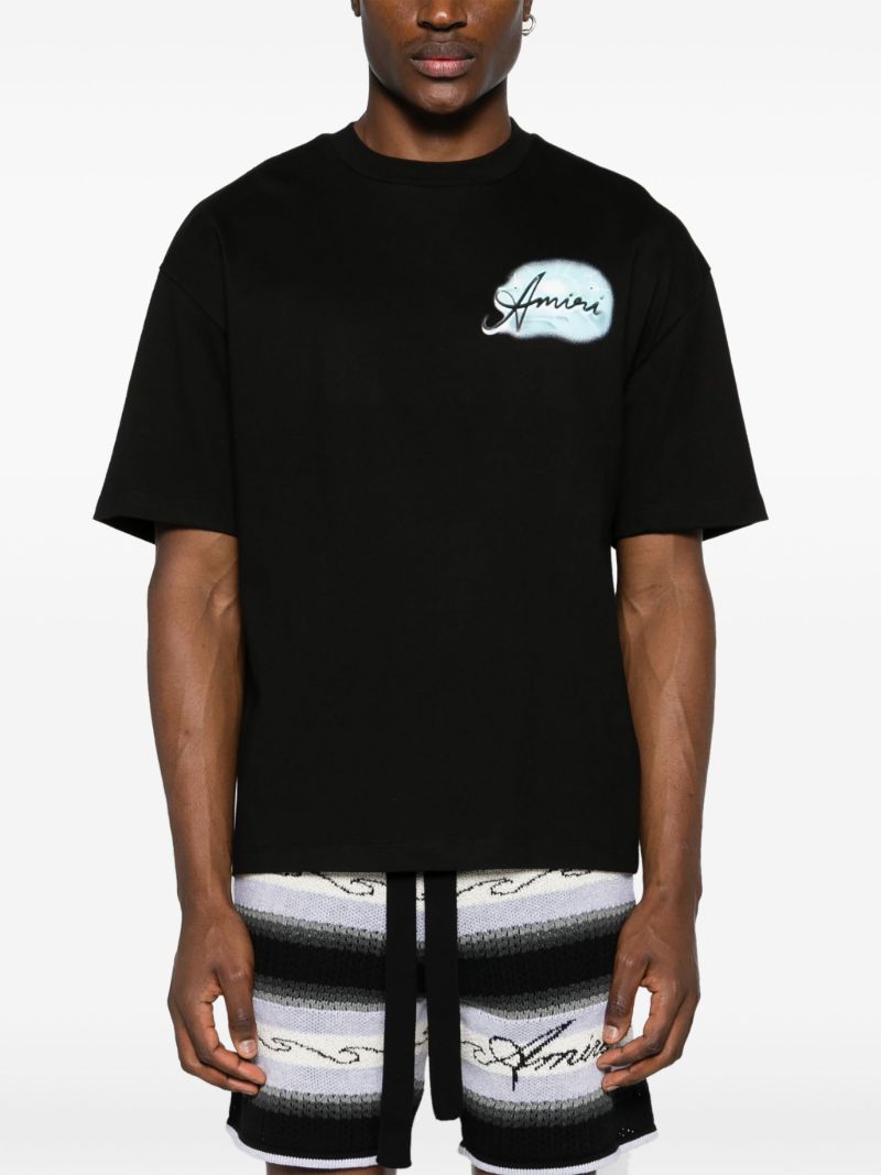 Black Paradise Cotton T-shirt
