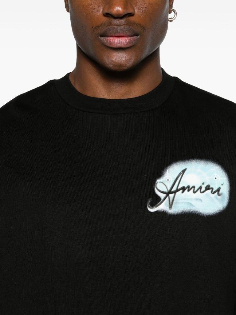 Black Paradise Cotton T-shirt