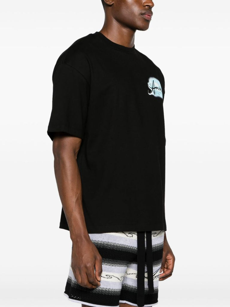Black Paradise Cotton T-shirt