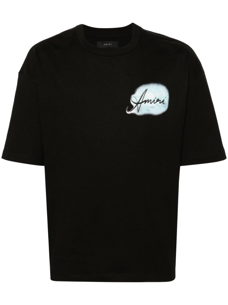 Black Paradise Cotton T-shirt