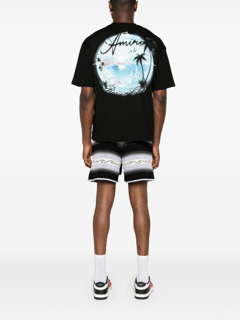 Black Paradise Cotton T-shirt