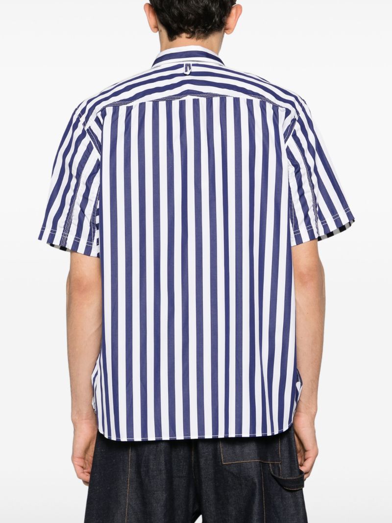 Blue Striped Cotton Shirt