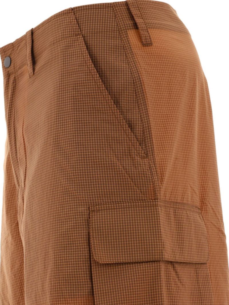 Brown Mount Cargo Straight Trousers