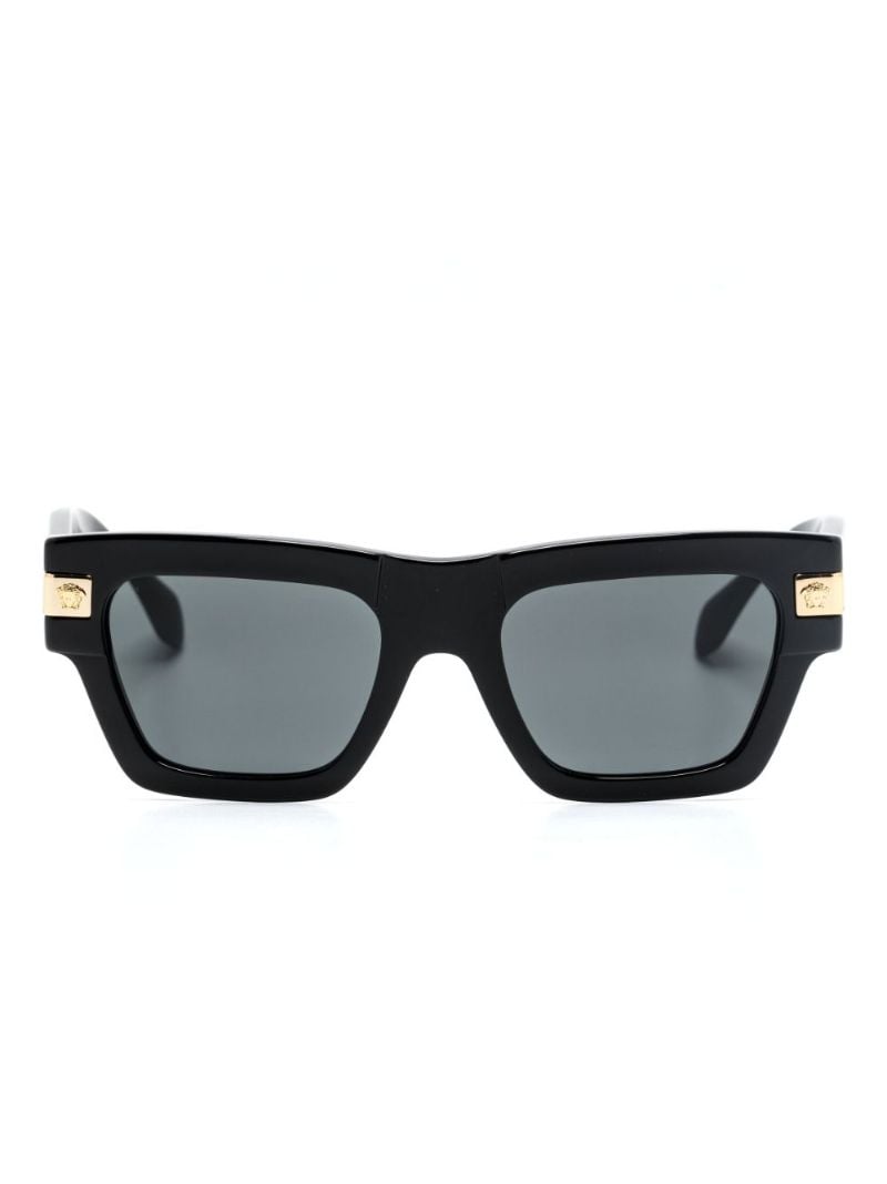 Black Classic Top Square-frame Sunglasses