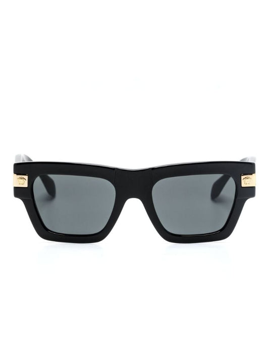 Black Classic Top Square-frame Sunglasses