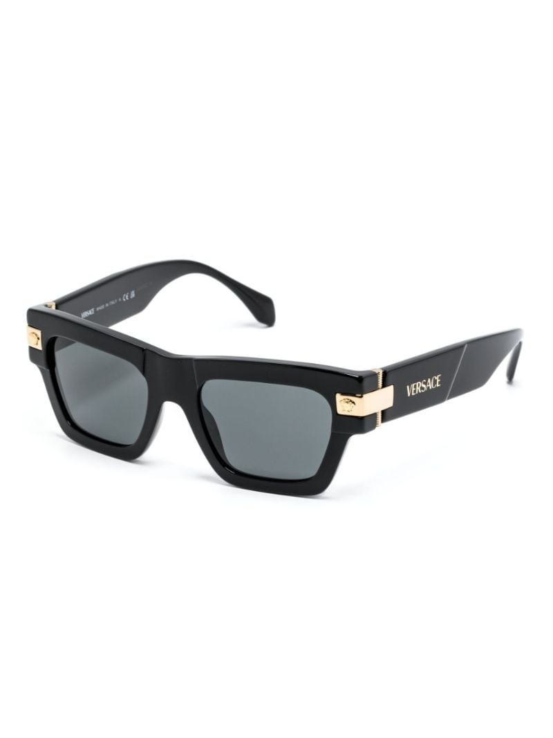 Black Classic Top Square-frame Sunglasses