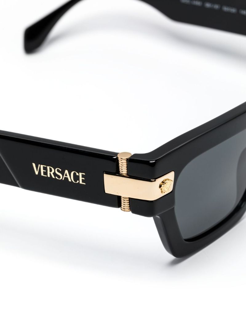 Black Classic Top Square-frame Sunglasses