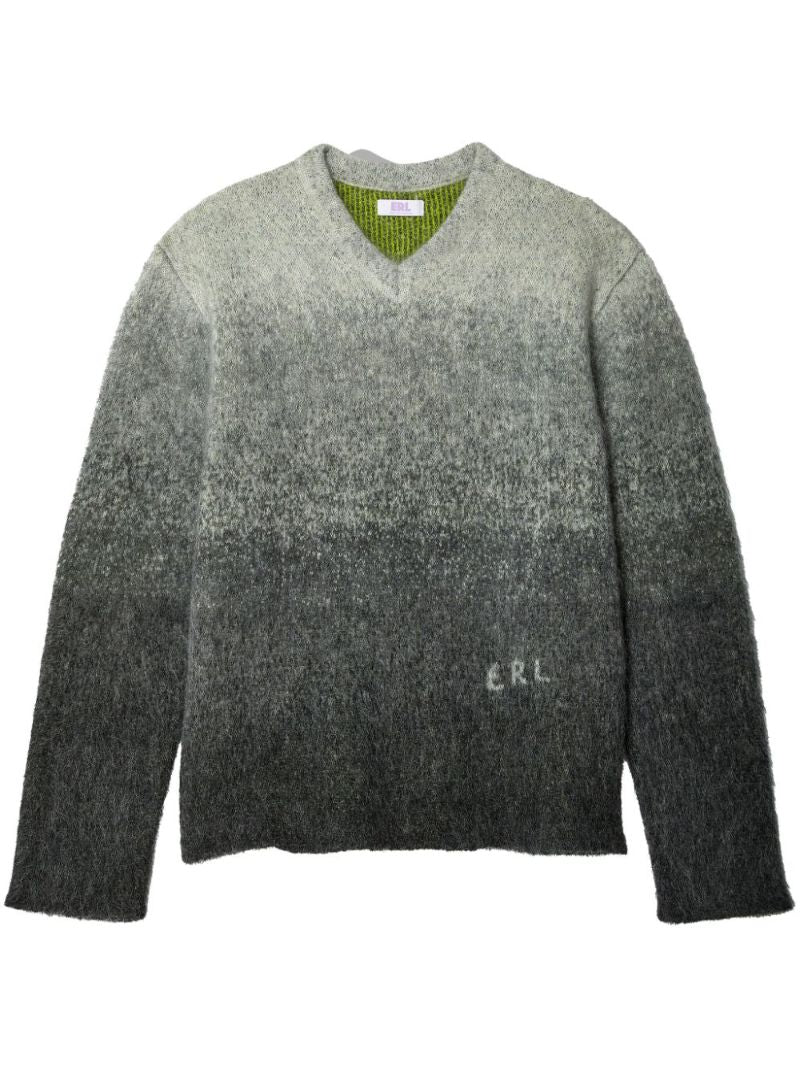 Grey Gradien-effect Jumper