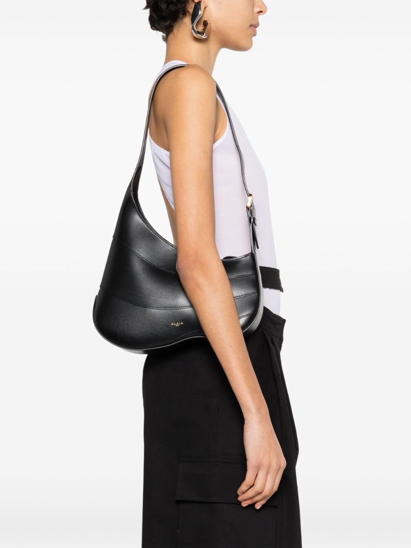 Black Djinn Leather Shoulder Bag
