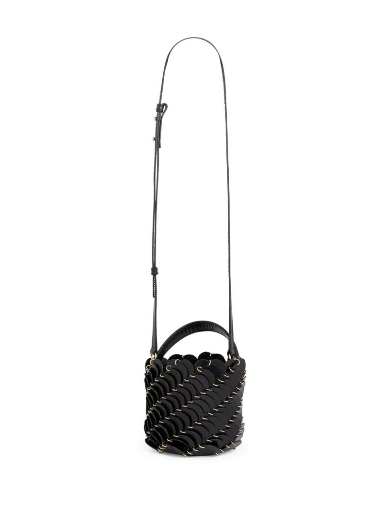 Black PacoÃ_x0083_Â¯o Small Leather Bucket Bag
