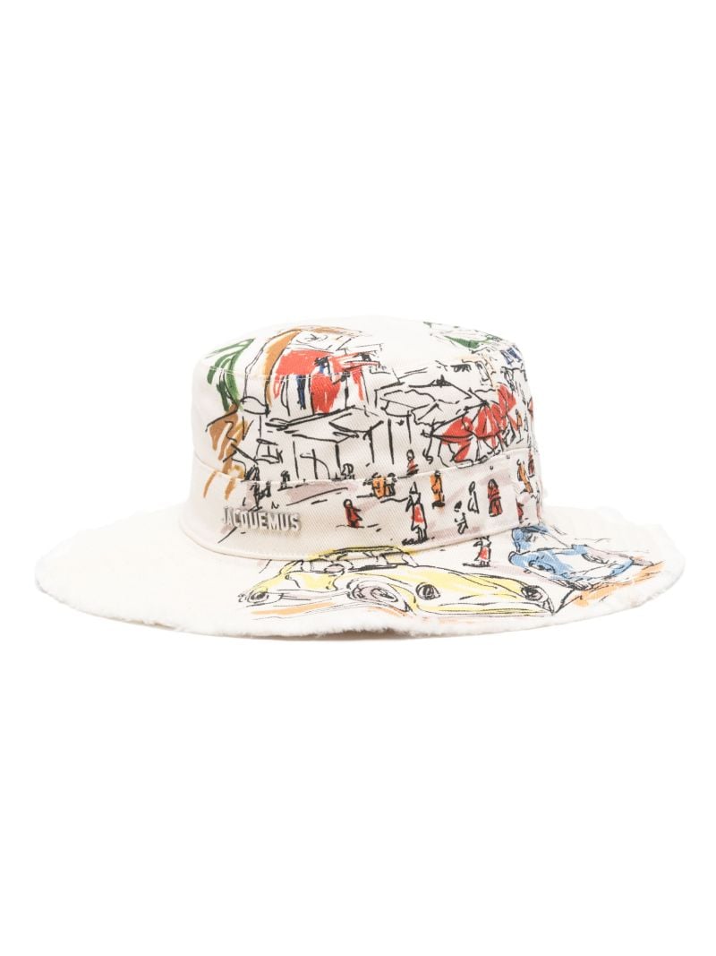 White Artichaut Sun Hat