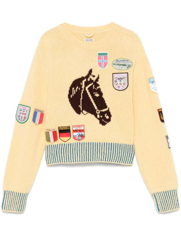 Yellow Pony Sweater