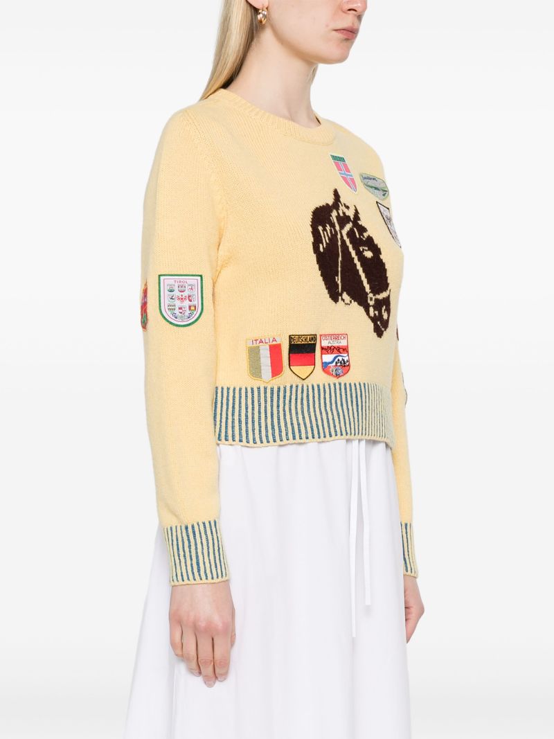 Yellow Pony Sweater