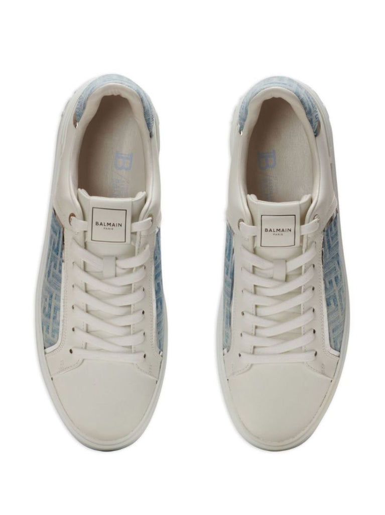 White B-court Low-top Sneakers