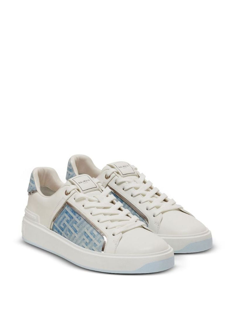 White B-court Low-top Sneakers