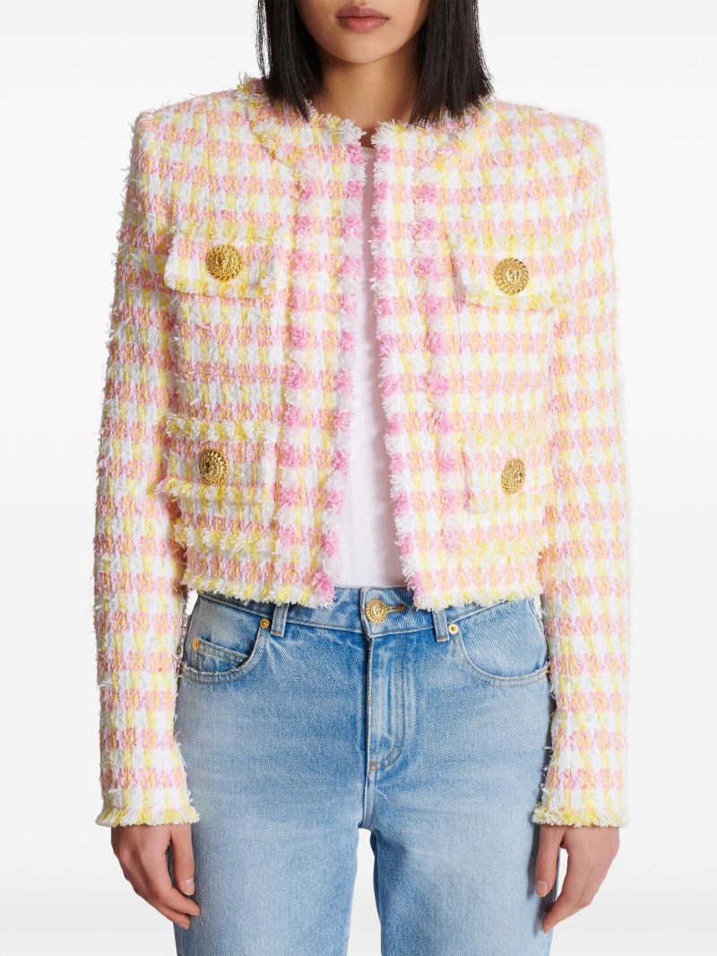 Pink Miami Tweed Jacket