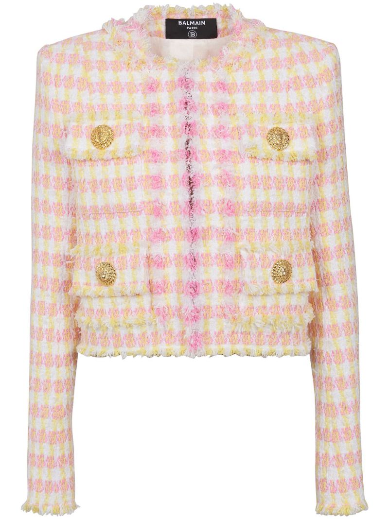 Pink Miami Tweed Jacket