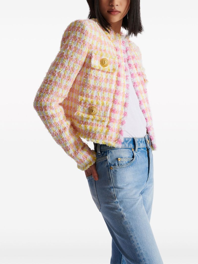 Pink Miami Tweed Jacket