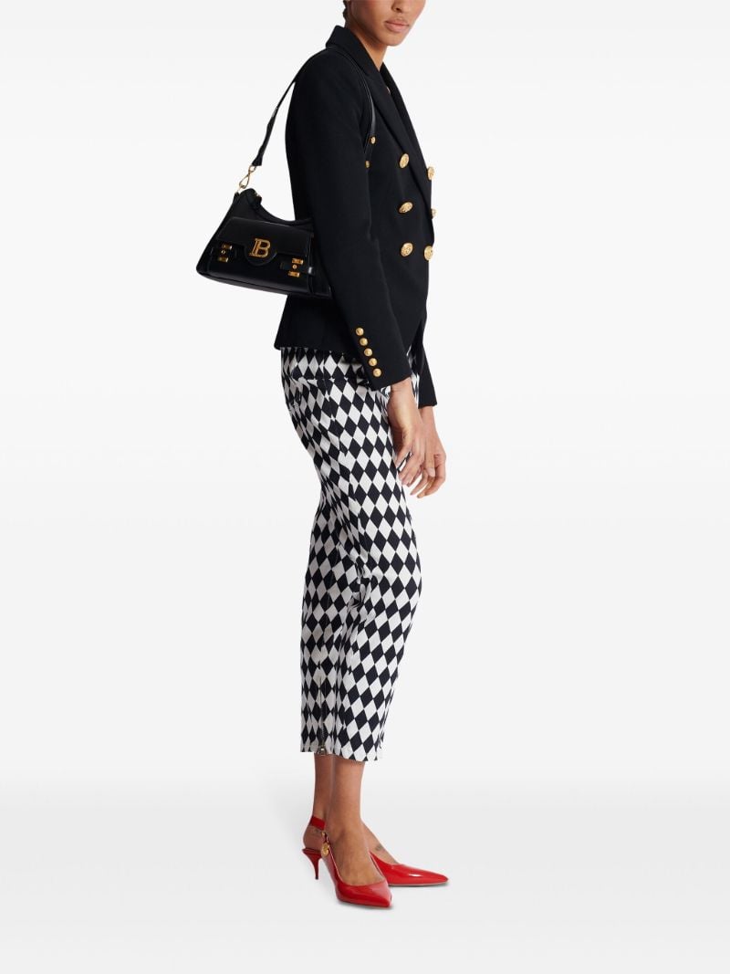 Black B-buzz Leather Hobo Bag