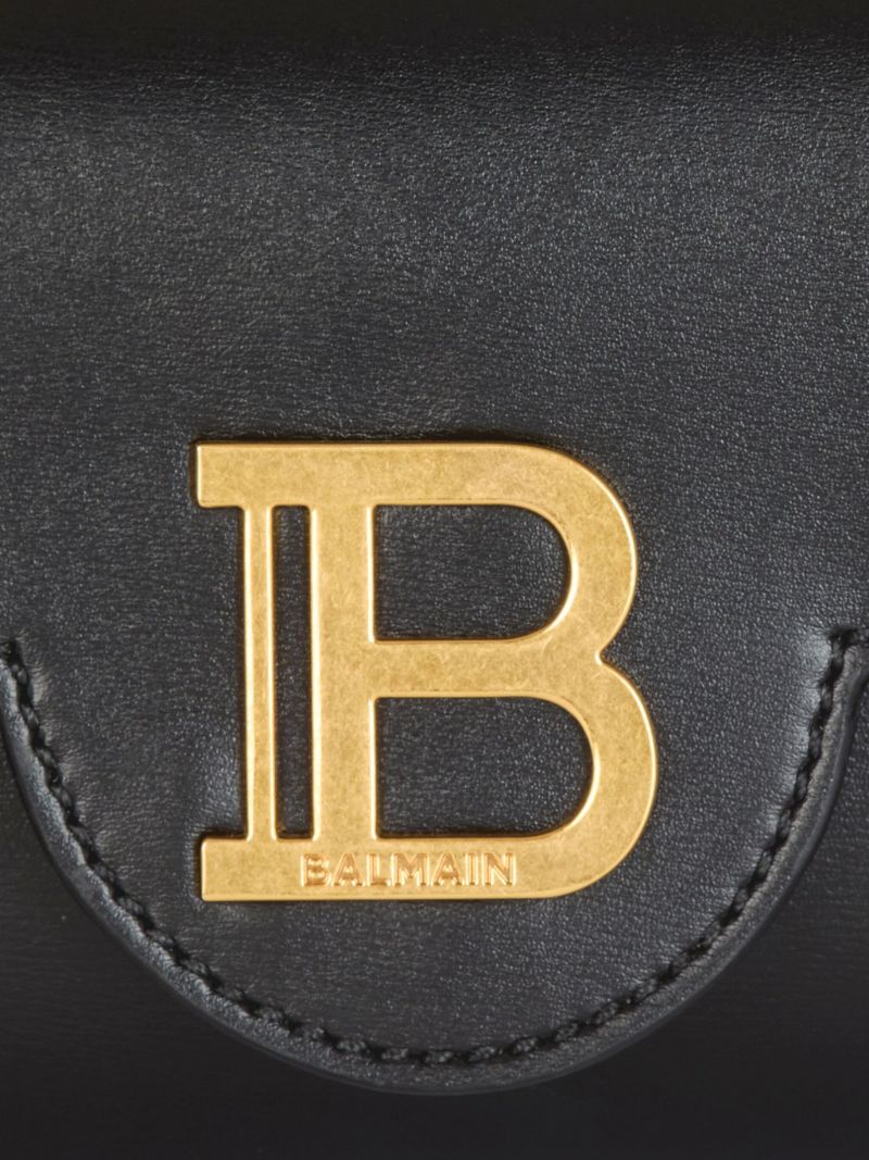 Black B-buzz Leather Hobo Bag