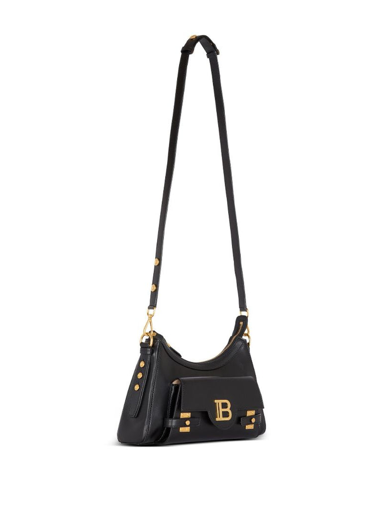 Black B-buzz Leather Hobo Bag