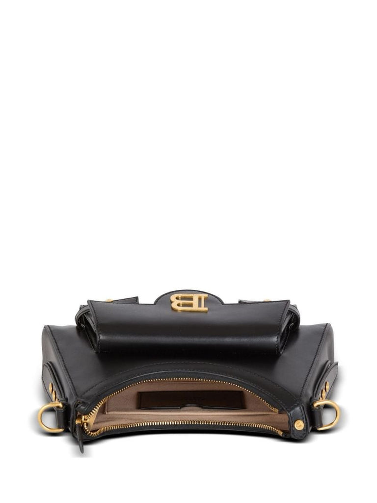 Black B-buzz Leather Hobo Bag