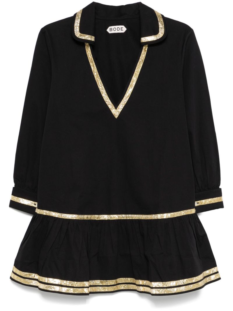 Black Sequin-embellished Dress