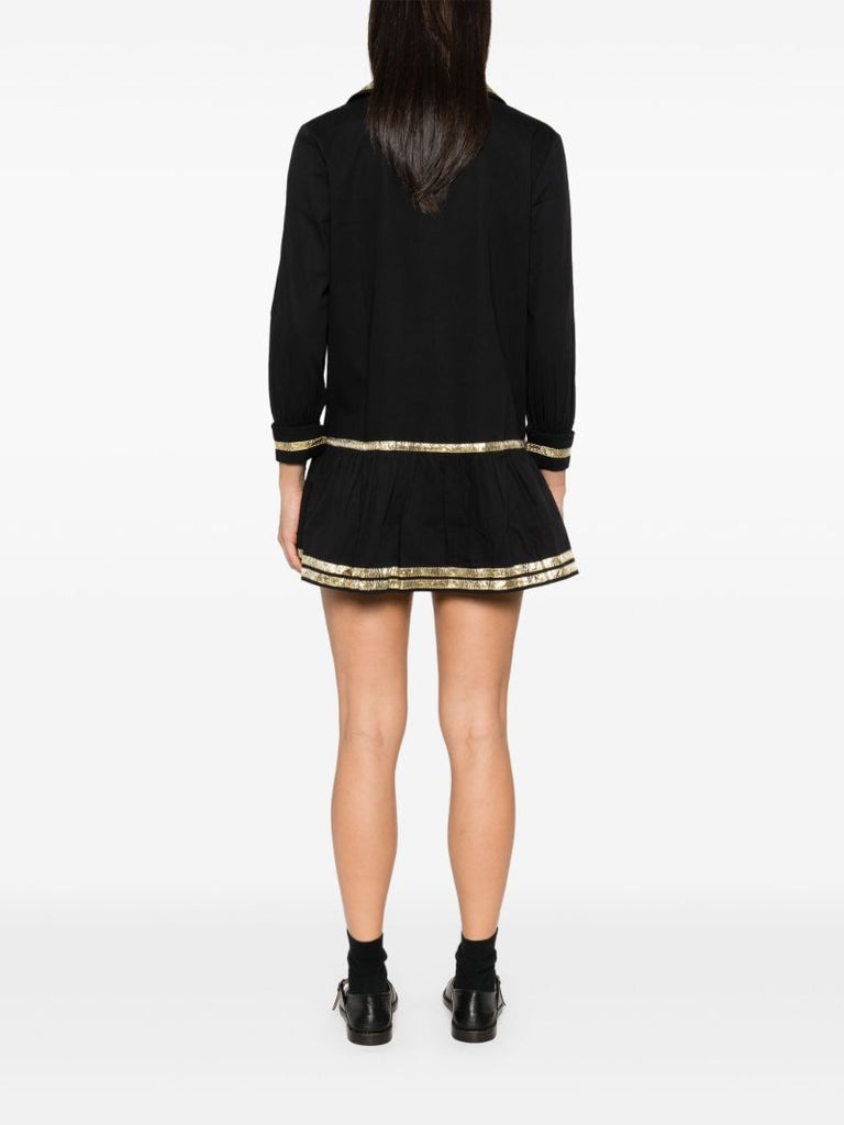Black Sequin-embellished Dress