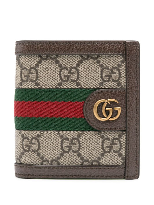 Neutral Ophidia Gg Canvas Wallet