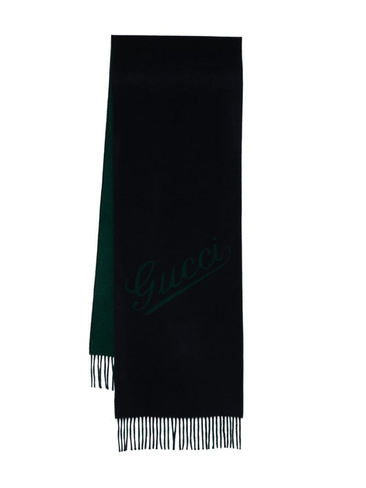 Logo Fringed Scarf