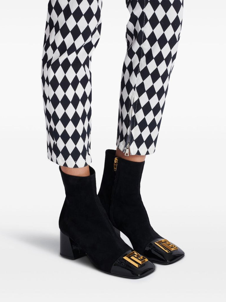 Black Edna 70 Suede Boots