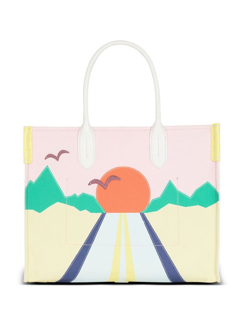 Pink B-army Medium Tote Bag